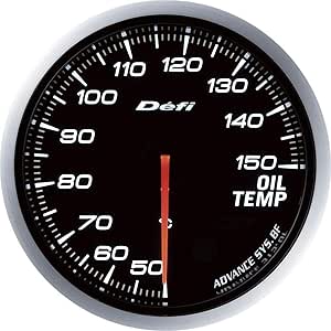 Defi Black,White Advance BF RPM Gauge - 60mm - 9000 Rpm-DF10704 - RZCrewGarage