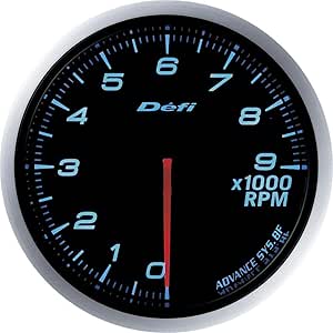 Defi Black,Blue Advance BF RPM Gauge - 60mm - 9000 Rpm-DF10706 - RZCrewGarage