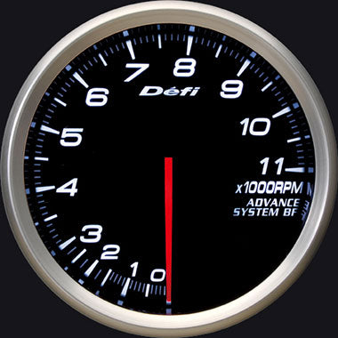 Defi White Advance BF RPM Gauge - 80mm - 11000 Rpm-DF11001 - RZCrewGarage