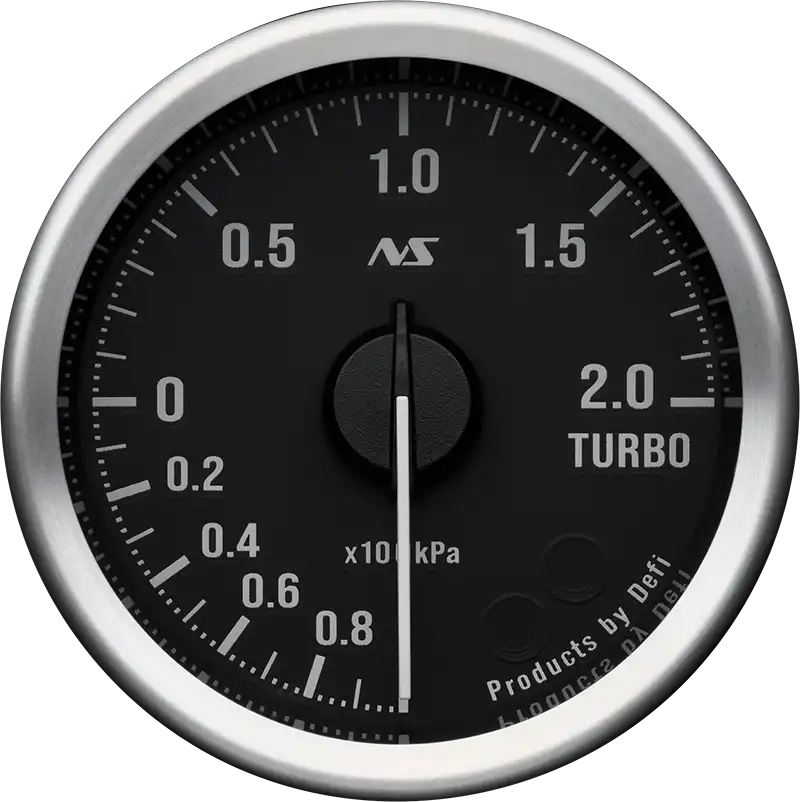 Defi Advance RS II 60mm Boost Gauge 2 Bar - Black Dial White Illumination-DF21202 - RZCrewGarage