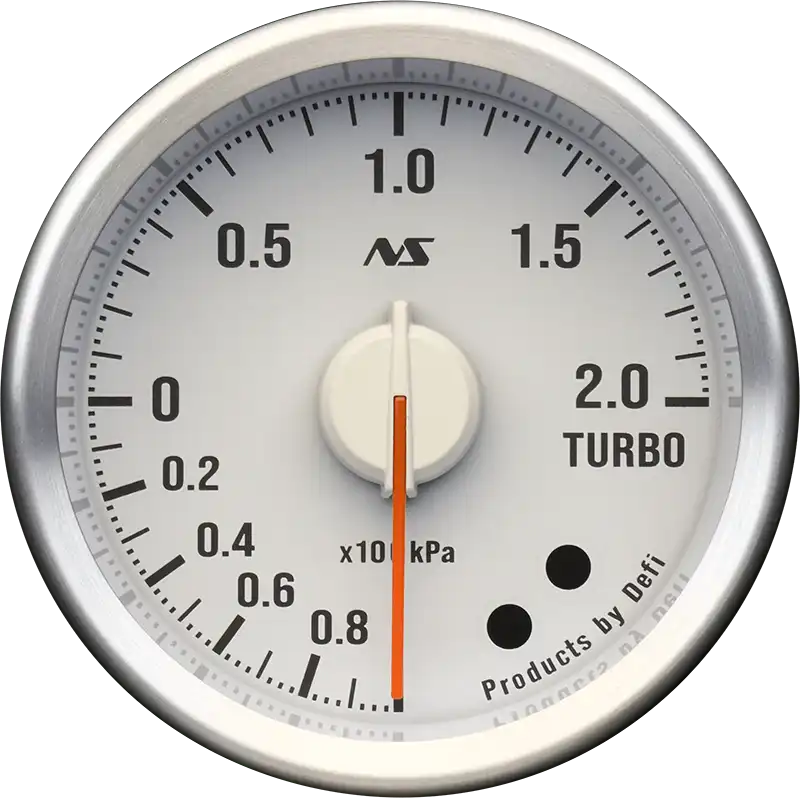 Defi Advance RS II 52mm Boost Gauge 2 Bar - White Dial Red Illumination-DF20504 - RZCrewGarage