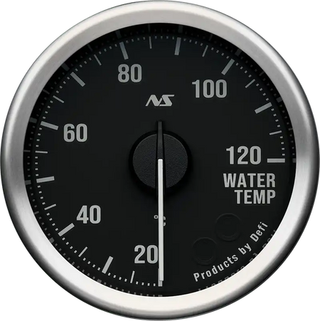 Defi Advance RS II 52mm Water Temperature Gauge 20-120C - Black Dial White Illumination-DF21002 - RZCrewGarage