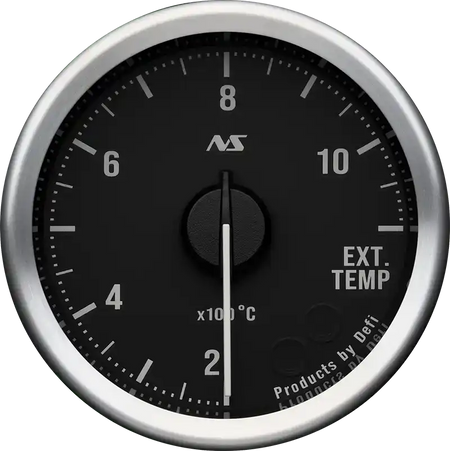 Defi Advance RS II 52mm Exhaust Gas Temperature Gauge 200-1100C - Black Dial White Illumination-DF21102 - RZCrewGarage
