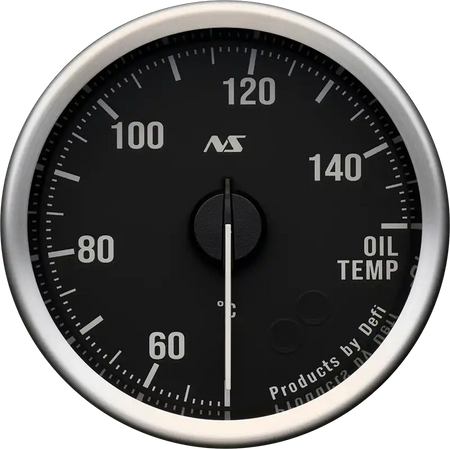 Defi Advance RS II 52mm Oil Temperature Gauge 50-150C - Black Dial Green Illumination-DF20901 - RZCrewGarage