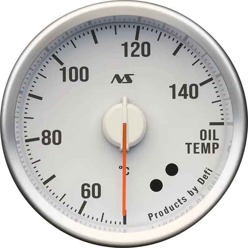 Defi Advance RS II 52mm Oil Temperature Gauge 50-150C - White Dial Red Illumination-DF20904 - RZCrewGarage