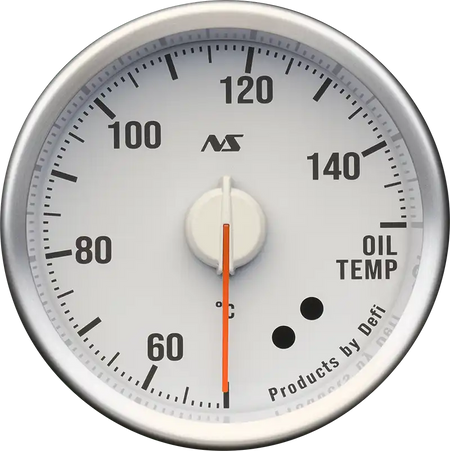 Defi Advance RS II 60mm Oil Temperature Gauge 50-150C - White Dial Green Illumination-DF21603 - RZCrewGarage