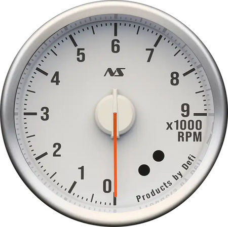Defi Advance RS II 60mm RPM Gauge 9000 Rpm - White Dial Green Illumination-DF21903 - RZCrewGarage