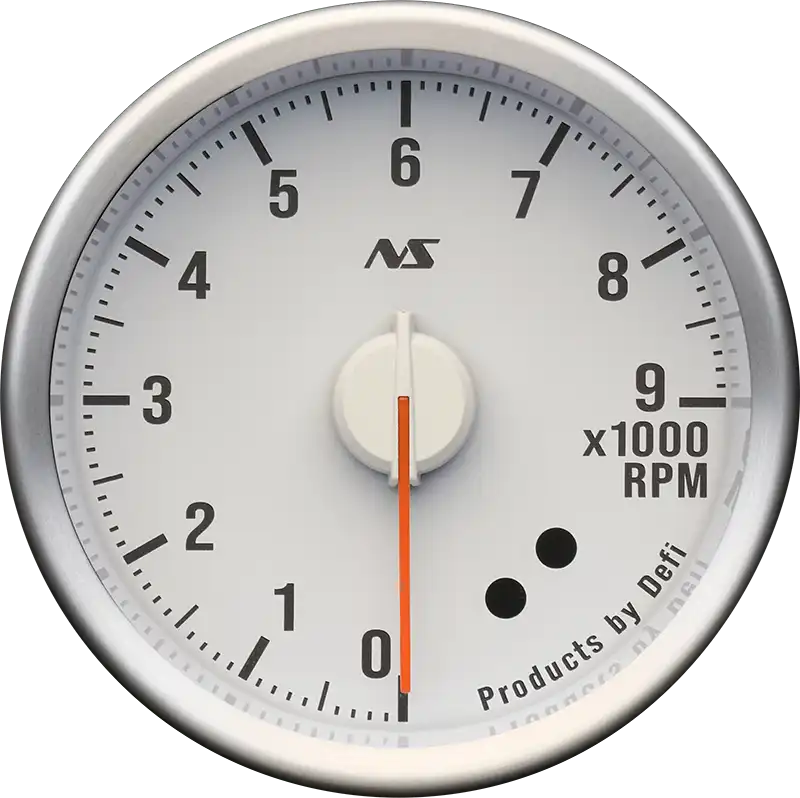 Defi Advance RS II 60mm RPM Gauge 9000 Rpm - White Dial Green Illumination-DF21903 - RZCrewGarage