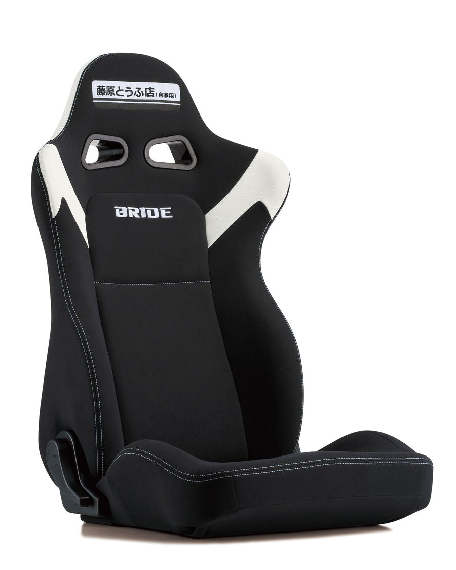 Bride Euroster II × Fujiwara Tofu Shop Ver. Fixed Bucket Seat - Frp - Black-E32ID1 - Rzcrewgarage
