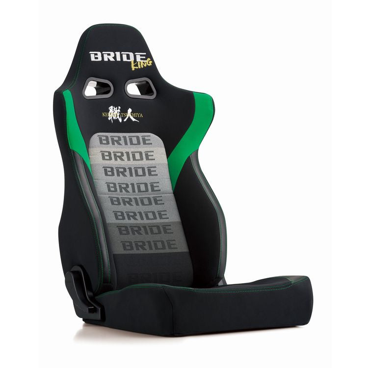 Bride Ergoster Keiichi Tsuchiya Special Edition Model Reclinable Seat - FRP - Green-E64DSN - Rzcrewgarage
