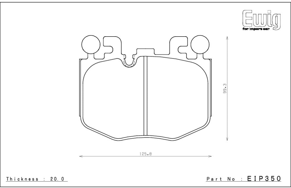 Endless - SSM+ - Front Brake Pads - BMW - EIP350 - Rzcrewgarage