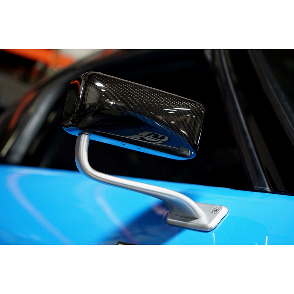 EVS Tuning - Carbon GTLM Aero Mirrors (Silver) - Universal Kit