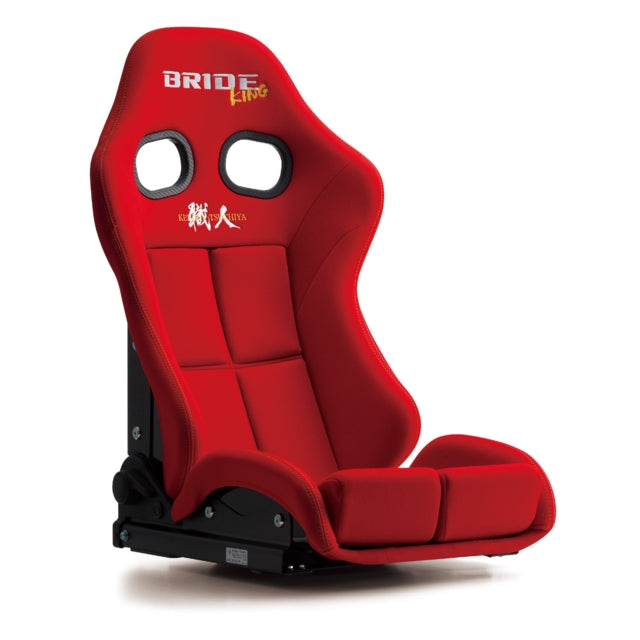 Bride Stradia III Keiichi Tsuchiya Special Edition Model Reclinable Seat - Carbon - Red-G71RSC - Rzcrewgarage