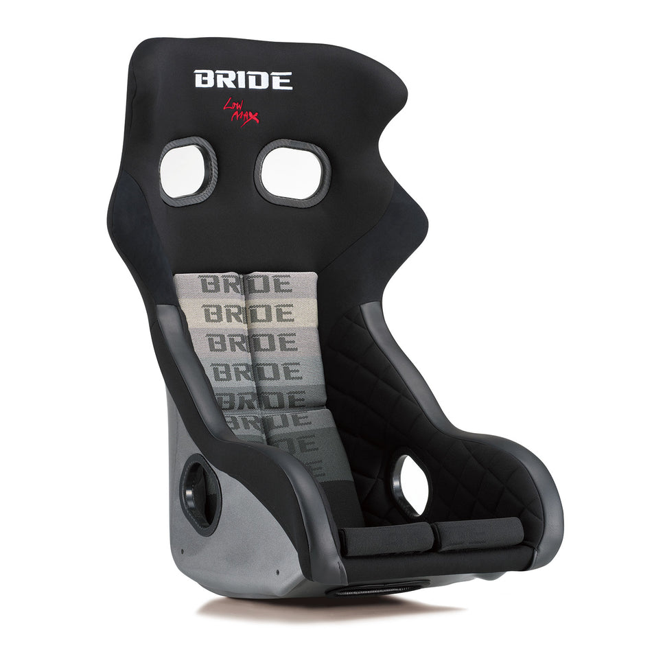 Bride Xero CS PLUS Fixed Bucket Seat - Frp - Grey Graduation-H02GGF - Rzcrewgarage