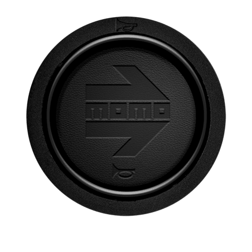 MOMO ARROW
BLACK LEATHER Horn Button - HBR-06 - RZCrewGarage