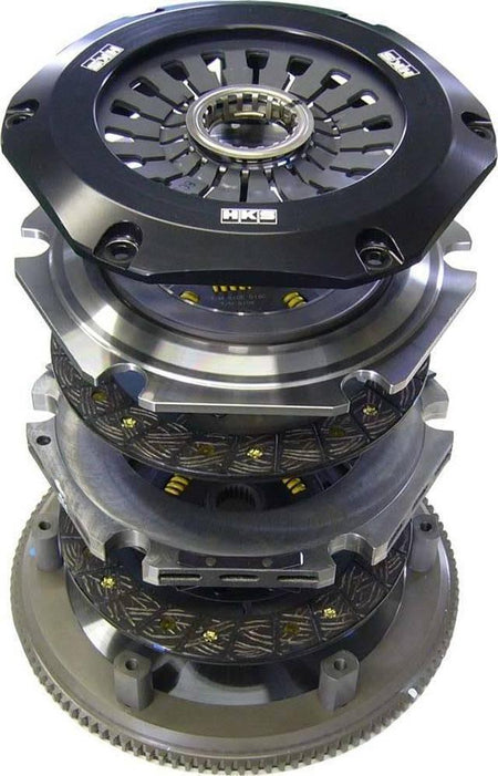 Hks - Light Action Twin Plate Clutch Kit - Pull Type Dampened - Mitsubishi - Lancer Evolution CP9A Evo 4/5/6-26011-AM001 - Rzcrewgarage