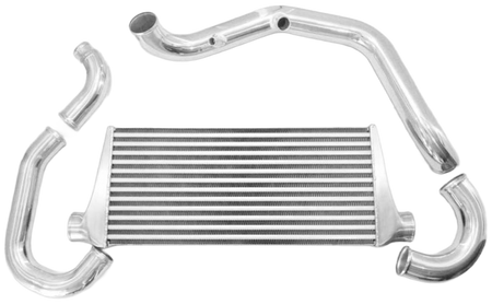 HPI Intercooler Kit Spec-S (Black silicone, with hose bands) - Mitsubishi - Lancer Evolution VIII CT9A Evo 8