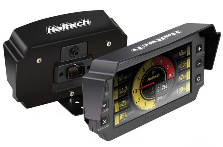 Haltech IC-7 Mounting Bracket with Integrated Visor - HT-060071