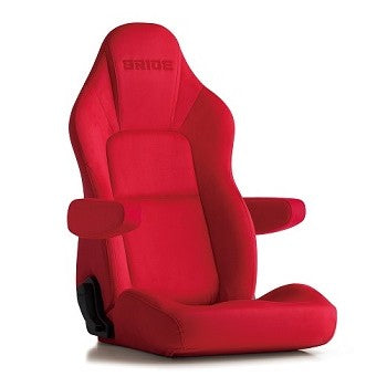 Bride Streams Cruz (Seat Heater) Reclinable Seat - Frp - Red-I35BSN - Rzcrewgarage