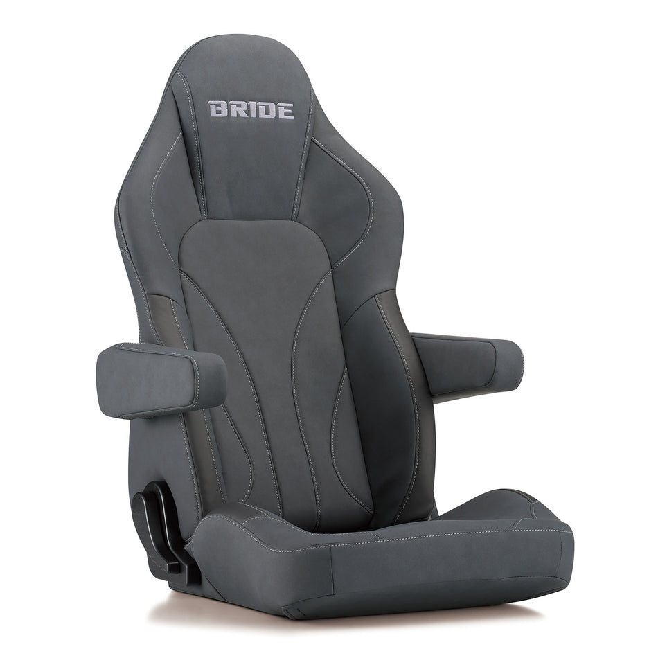 Bride Streams Nugrain (Seat Heater) Reclinable Seat - Frp - Charcoal Gray-I35NR1 - Rzcrewgarage