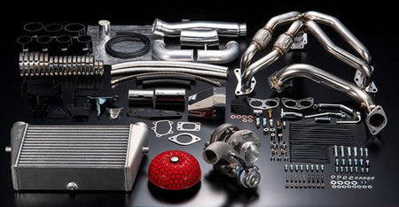 HKS GTIII-RS Bolt-on Turbo kit with CAT less extension - Toyota - 86 ZN6