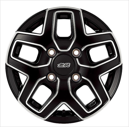 Mugen MD5 - 12x4J - 4x100 - ET: 35 (Black Mirror Face) 42700-XNJ-240U-35