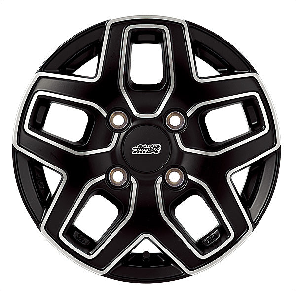 Mugen MD5 - 12x4J - 4x100 - ET: 35 (Black Mirror Face) 42700-XNJ-240U-35