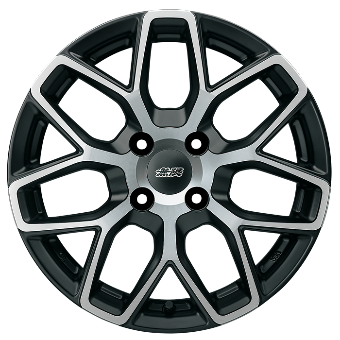 Mugen MDY - 15x5J - 4x100 - ET: 45 (Flat Black Mirror Face) 42700-XNH-550U-45