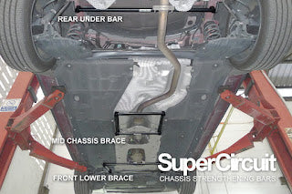 Rzcrew Garage - Super Circuit Front Lower Brace - Mazda Mazdaspeed 3 Fastback BPEP - RZCrewGarage