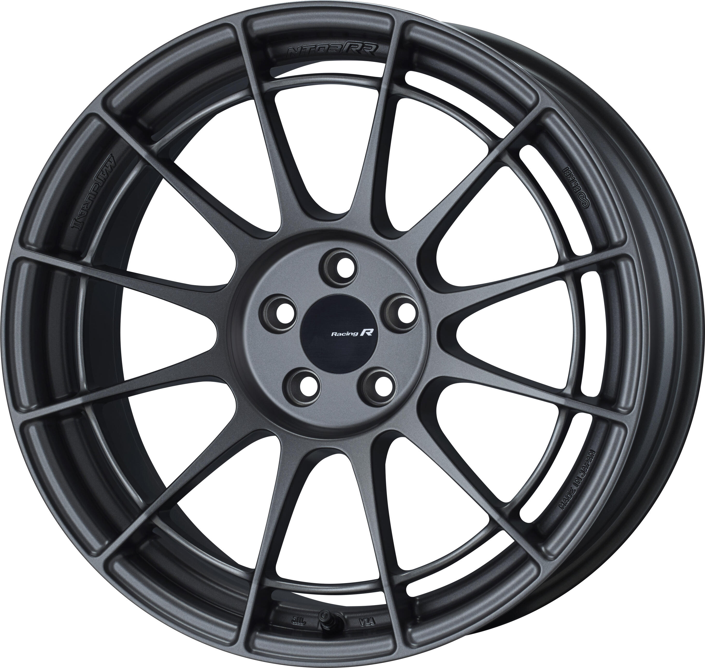 Enkei Japan NT03RR type SS - 18x9.5J - 5x100 - ET: 45 (Matte Dark Gunmetallic) - JDM-NT03SS-895-5100-45MDG
