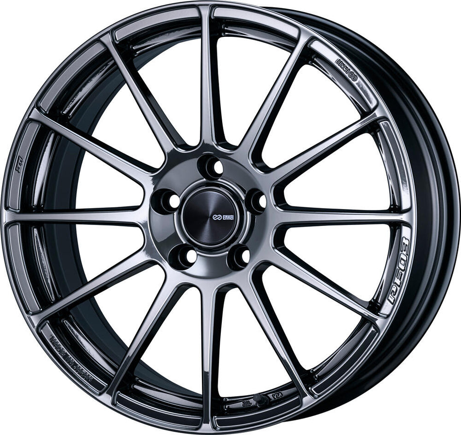 Enkei Japan PF03 - 18x7.5J - 5x114.3 - ET: 48 (SBK) - JDM-PF03-875-51143-48SBK