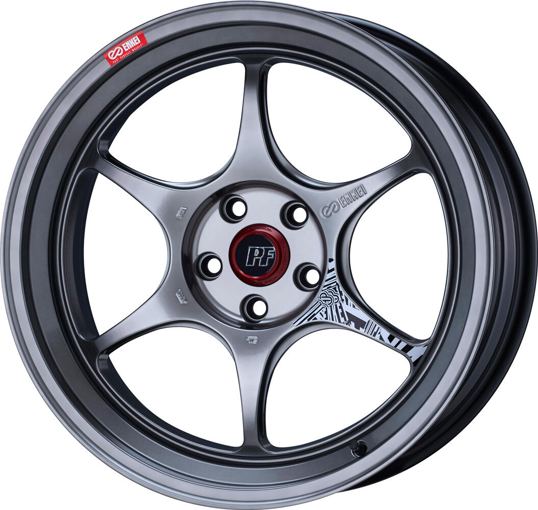 Enkei Japan PF06 - 18x11J - 5x114.3 - ET: 15 (Hyper Silver) - JDM-PF06-811-51143-15HS