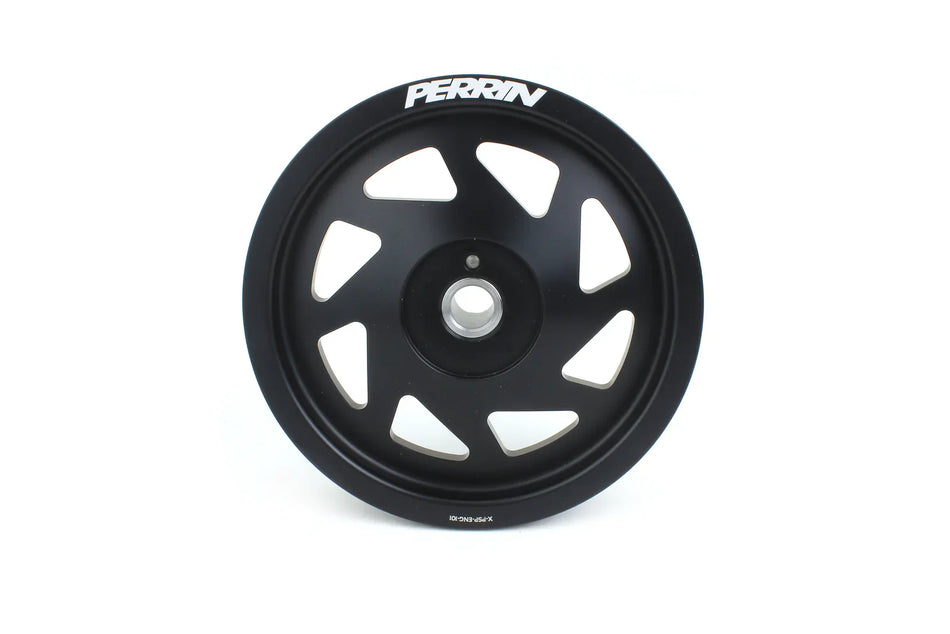  PERRIN 22-26 Subaru WRX/BRZ & Toyota GR86 / 20-25 FXT/OBXT Lightweight Crank Pulley - Black - PSP-ENG-106BK - PSP-ENG-106BK
