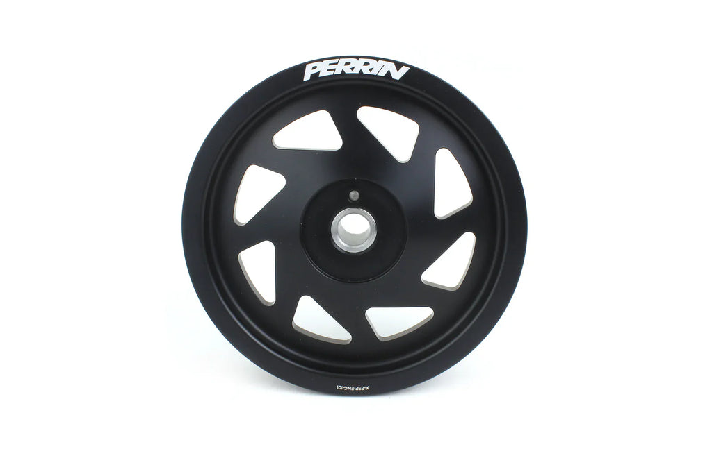  PERRIN 22-26 Subaru WRX/BRZ & Toyota GR86 / 20-25 FXT/OBXT Lightweight Crank Pulley - Black - PSP-ENG-106BK - PSP-ENG-106BK