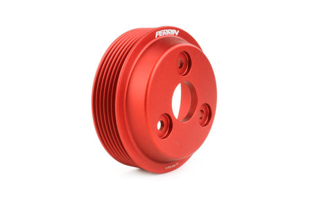 Perrin -  Water Pump Pulley (Red) - Subaru - FA20D - PSP-ENG-111RD - PSP-ENG-111RD