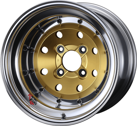 Weds RacingForg NG - 15x10.5J - 4x100 - ET: -44 (Yellow Anodised) - 4x100 - NG-15x10.5-4x100-ET-44-Y-A