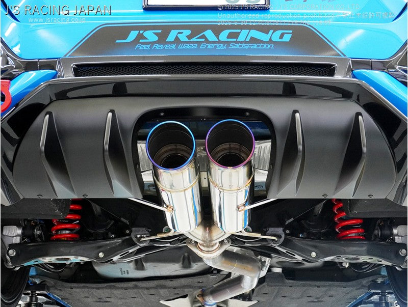 Js Racing - Rear Diffuser FRP - Honda - Civic Type R FK8