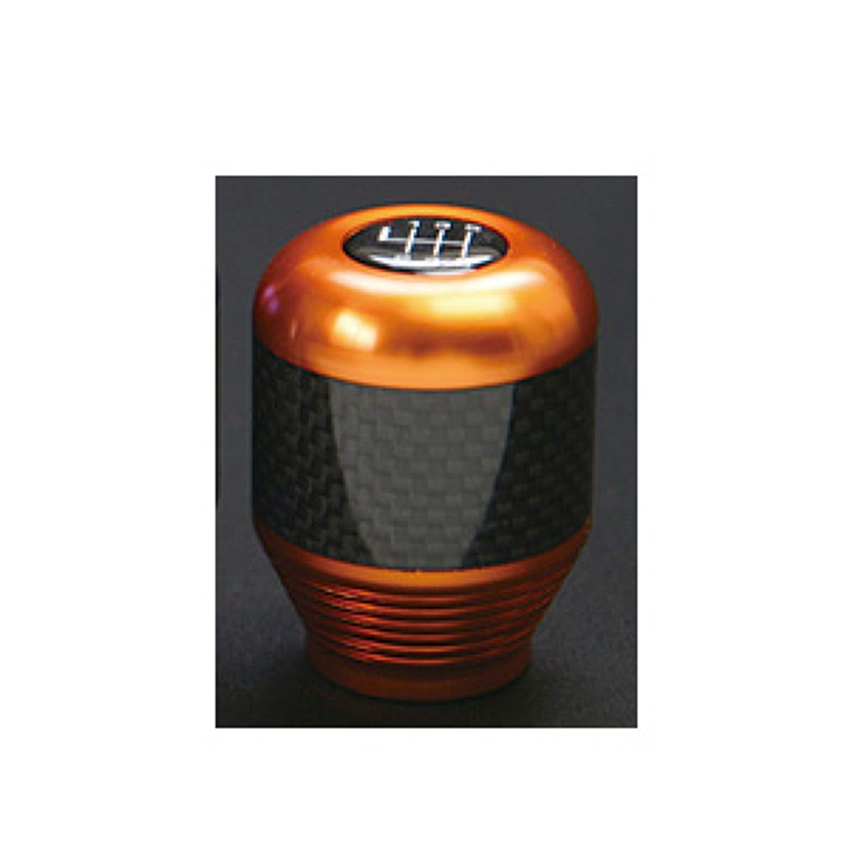 Revolution - Dry Carbon Shift Knob MT Orange Toyota 86 Subaru BRZ-REV-DCSK-86-OR - Rzcrewgarage