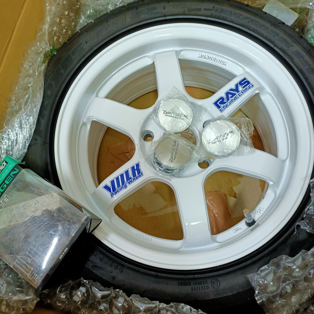 Rays TE37 Zero Fighter (Second Hand set of 4) - 15x7J - 5x114.3 - ET: 35 (White)