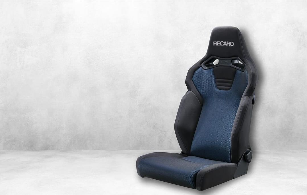 Recaro Japan SR-C Reclinable Seat - Blue - Rzcrewgarage