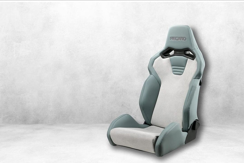 Recaro Japan SR-S Reclinable Seat - A/R Leather Grey - Rzcrewgarage
