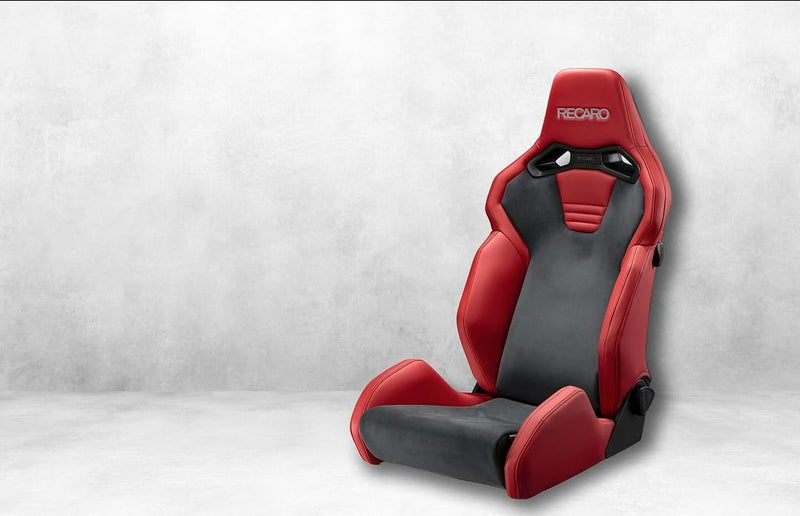 Recaro Japan SR-S Reclinable Seat - Leather Red - Rzcrewgarage