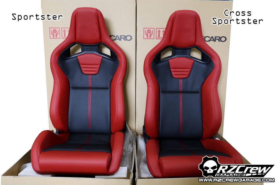 Recaro Japan Cross Sportster CL210H Reclinable Seat - Red,Black-81-112.31.606-1 - Rzcrewgarage