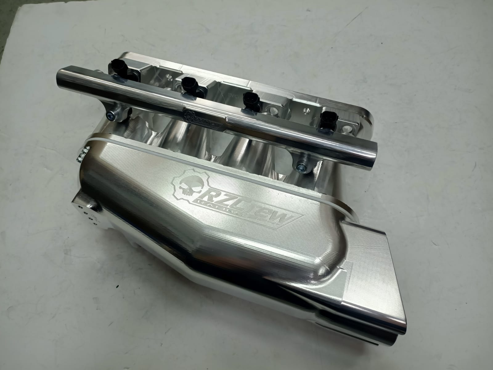 Rzcrew Racing - Billet Airstream Dual injectors Straight Runner Intake Manifold upgrade Kit - Mitsubishi - Lancer Evolution X CZ4A-HVAIR-T-SDIUK-EVOX