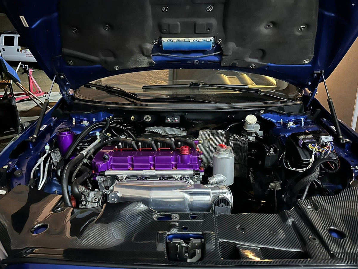 Rzcrew Racing - Billet Airstream Dual injectors Straight Runner Intake Manifold upgrade Kit - Mitsubishi - Lancer Evolution X CZ4A-HVAIR-T-SDIUK-EVOX