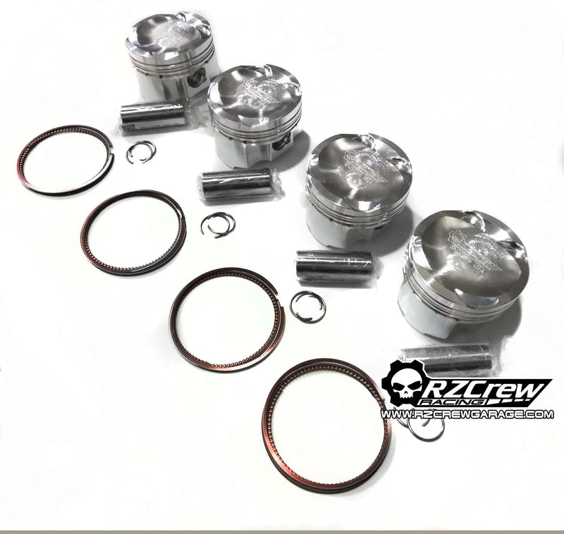 Rzcrew Racing Forged piston set Subaru FA20 - 87mm Bore custom CR