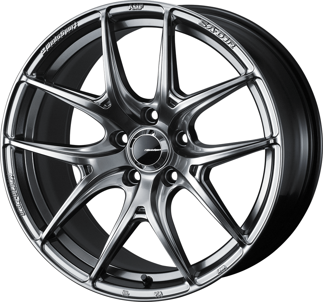 WedsSport SA-01R - 19x9.5J - 5x114.3 - ET: 38 (Platinum Silver Black) - 5x114-3 - 74771