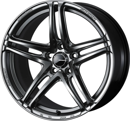 WedsSport SA-52R - 18x9J - 5x114.3 - ET: 25 (Platinum Silver Black) - 5x114-3 - 74896