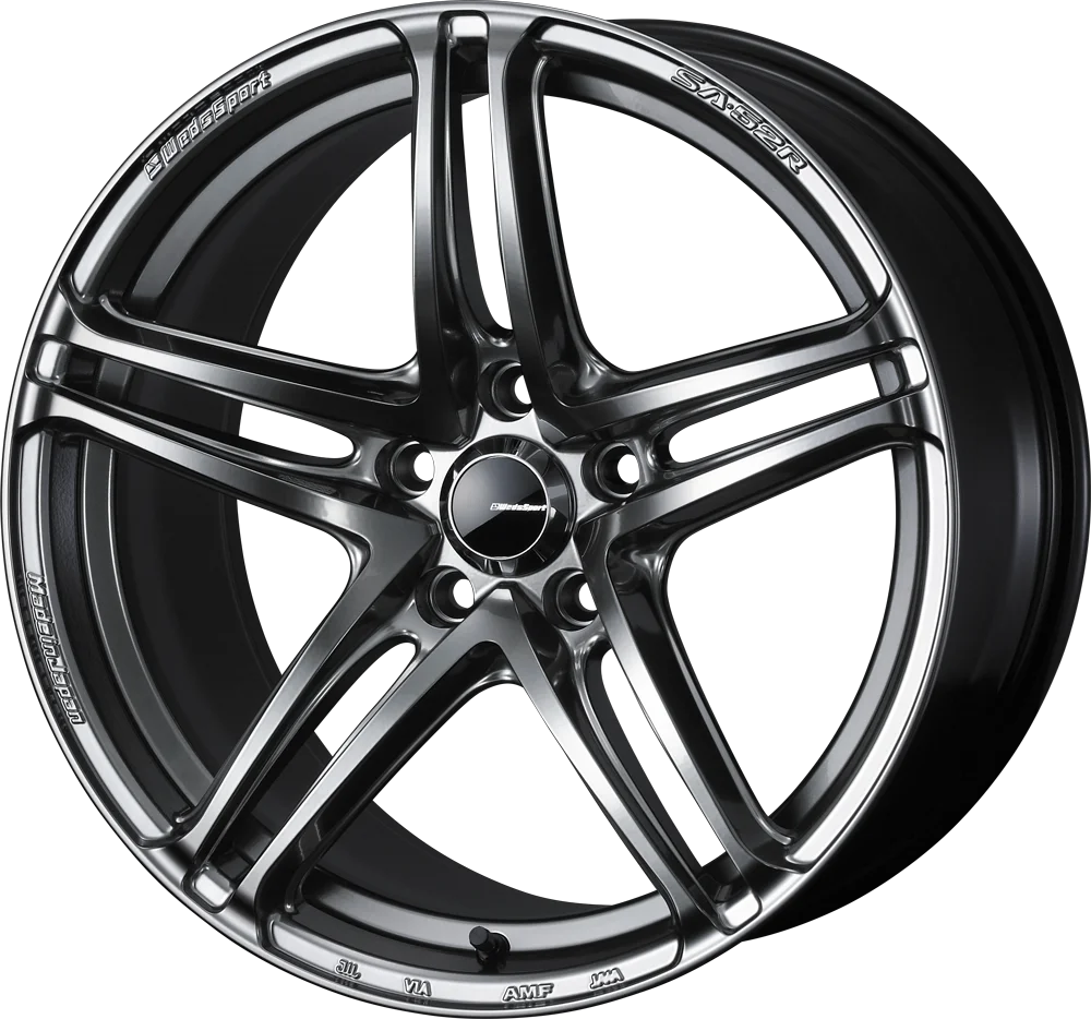 WedsSport SA-52R - 15x5J - 4x100 - ET: 45 (Platinum Silver Black) - 4x100 - 74874