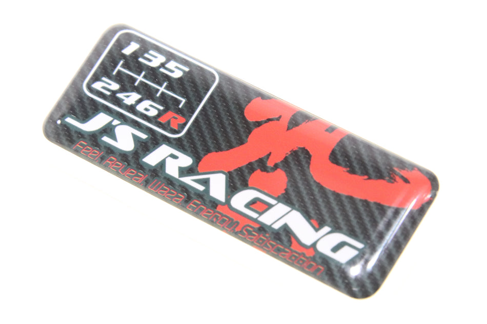 Js Racing - Shift Pattern (6MT) Sticker - Honda